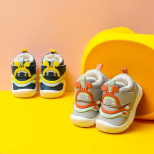 Men's Baby Two Cotton Toddler Shoes Winter Plus Velvet Cotton Shoes Women